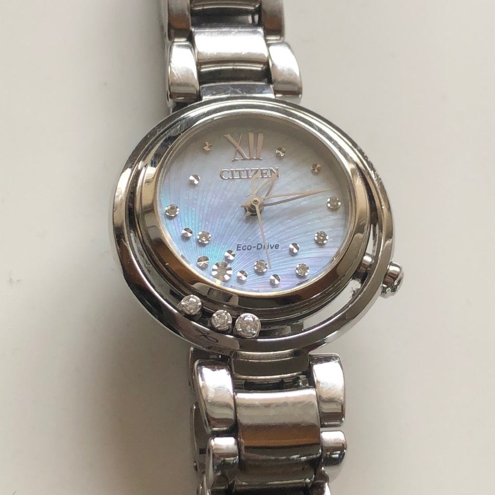 Citizen Eco-drive diamond accent watch